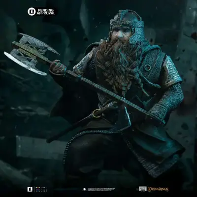 Statue lord of the rings gimli unleashed 1/10